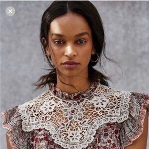 Othilia for Anthropologie Malia Lace Blouse